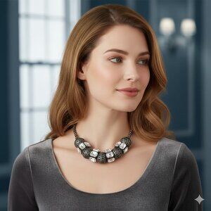 Silver Statement Necklace